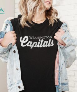 Washington Capitals Starter x NHL Black Ice Black Cross Check Shirt