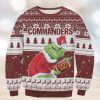 Washington Commanders Grinch Ugly Christmas Sweaters