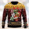 Dragon Ball Sleigh Kamehameha Ugly Christmas Sweaters