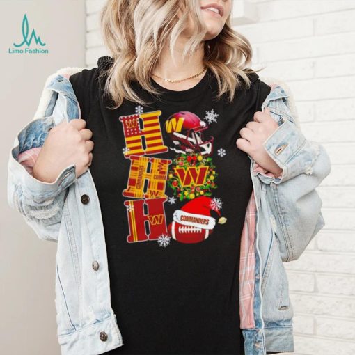 Washington Commanders NFL ho ho ho Christmas shirt