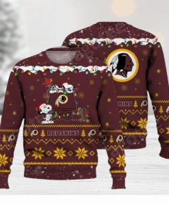 Washington Commanders RedSkins Snoopy Ugly Christmas Sweaters