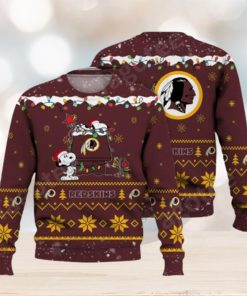 Washington Commanders RedSkins Snoopy Ugly Christmas Sweaters