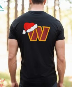 Washington Commanders logo Santa Hat Christmas 2023 Shirt