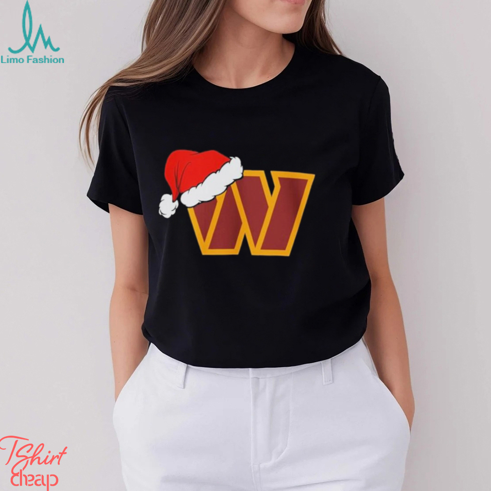 Washington Commanders logo Santa Hat Christmas 2023 Shirt Washington Commanders logo Santa Hat Christmas 2023 Shirt