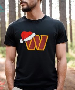 Washington Commanders logo Santa Hat Christmas 2023 Shirt