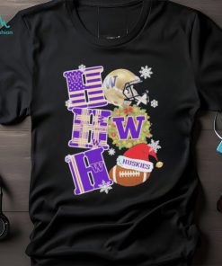 Washington Huskies Football Ho Ho Ho Christmas Shirt