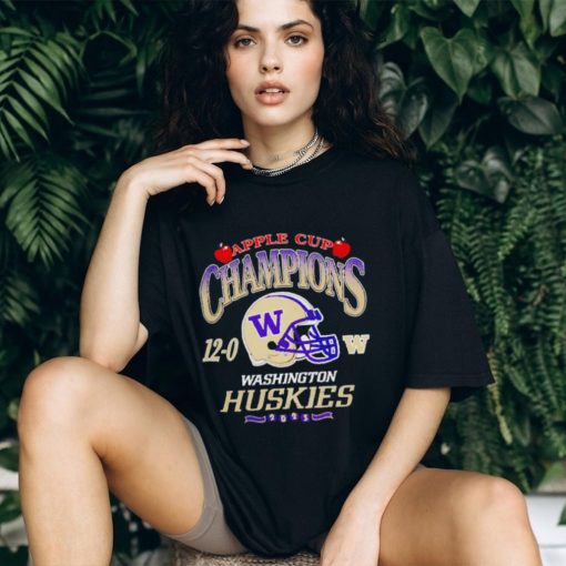 Washington Huskies football 2023 Apple Cup Champions 12 0 graphic design shirt