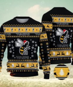 Wasps RFC 3D Ugly Christmas Sweater For Men And Women Sport Fans