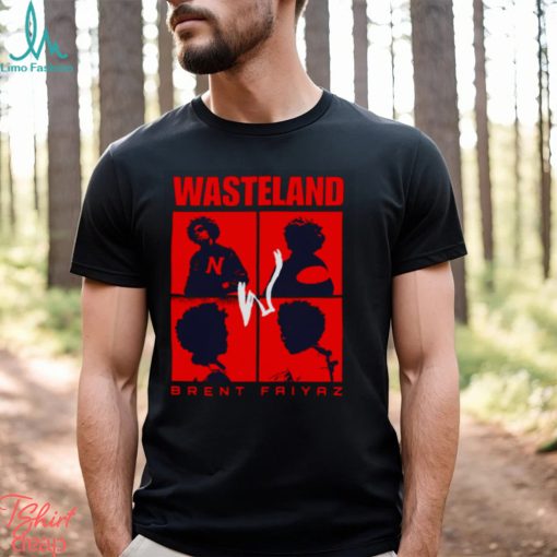 Wasteland Red Color Brent Faiyaz shirt