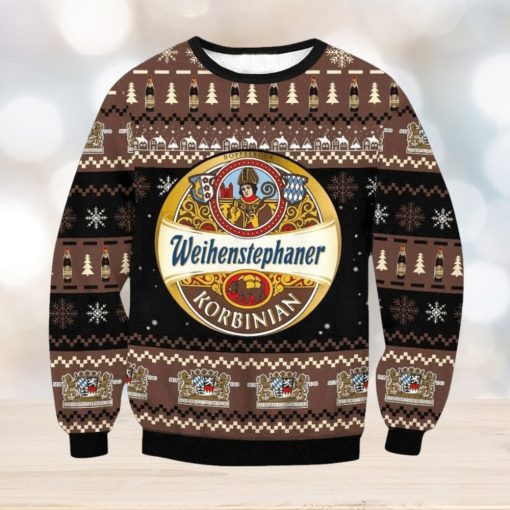 Weihenstephaner Korbinian Ugly Christmas Sweater, Gift for Christmas Holiday