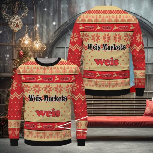 Weis Markets Ugly Christmas Sweater, Xmas Gift Ideas For Fans