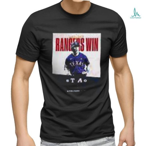 Went And Took It Rangers Win World Series Shirt