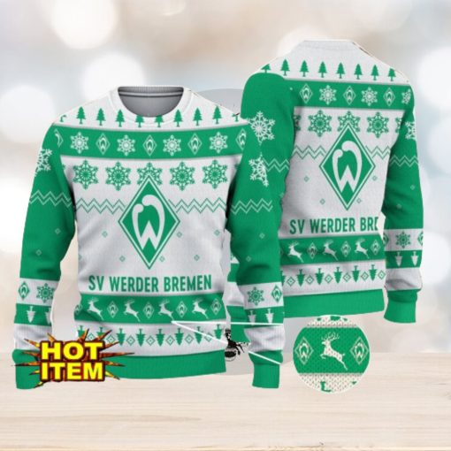 Werder Bremen Bundesliga Fans Football 3D Ugly Christmas Sweater Christmas Gift