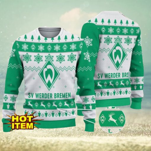 Werder Bremen Bundesliga Fans Football 3D Ugly Christmas Sweater Christmas Gift