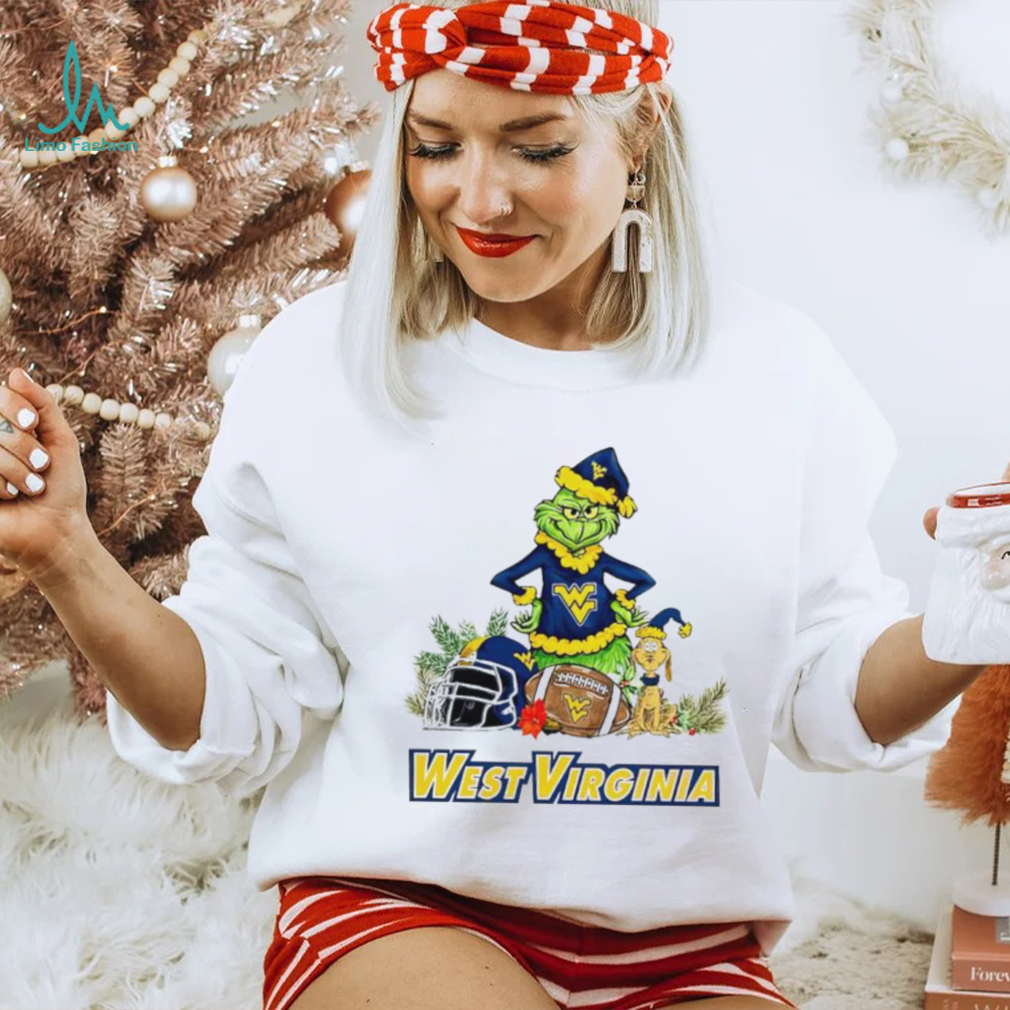West Virginia Mountaineers Grinch and Max dog funny Christmas shirt West Virginia Mountaineers Grinch and Max dog funny Christmas shirt