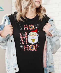 West Virginia Mountaineers Santa Claus ho ho ho shirt