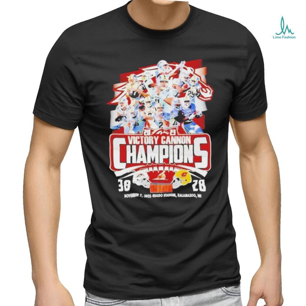 Western Michigan Broncos 2023 Victory Cannon Champions Shirt Western Michigan Broncos 2023 Victory Cannon Champions Shirt