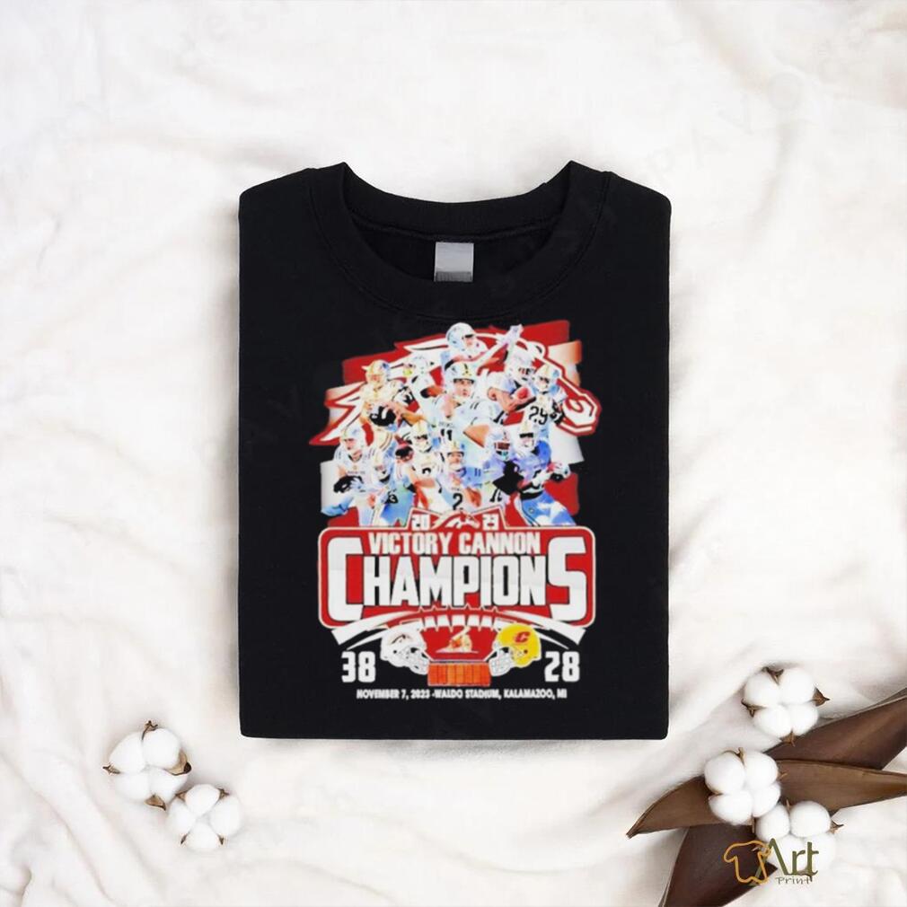 Western Michigan Broncos 2023 Victory Cannon Champions Shirt Western Michigan Broncos 2023 Victory Cannon Champions Shirt
