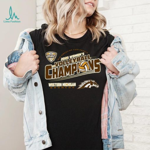 Western Michigan Broncos Women’s Volleyball 2023 MAC Tournament Champions Shirt