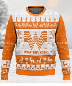 Whataburger 3D Sweater Christmas Gift Ugly Christmas Sweater