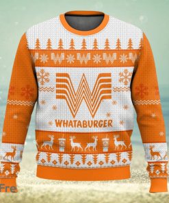 Whataburger 3D Sweater Christmas Gift Ugly Christmas Sweater