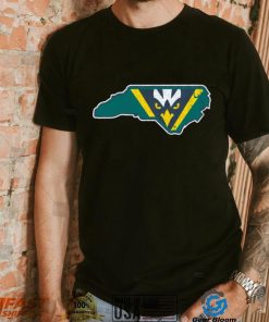 Where I'm From Adult UNC Wilmington Seahawks Logo State T Shirt