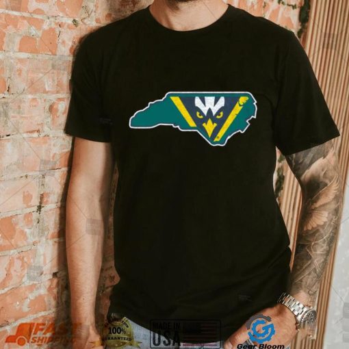 Where I’m From Adult UNC Wilmington Seahawks Logo State T Shirt