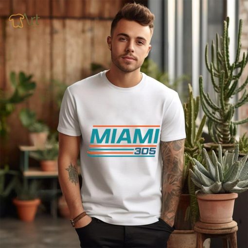 Where I’m From Miami White Slant T Shirt