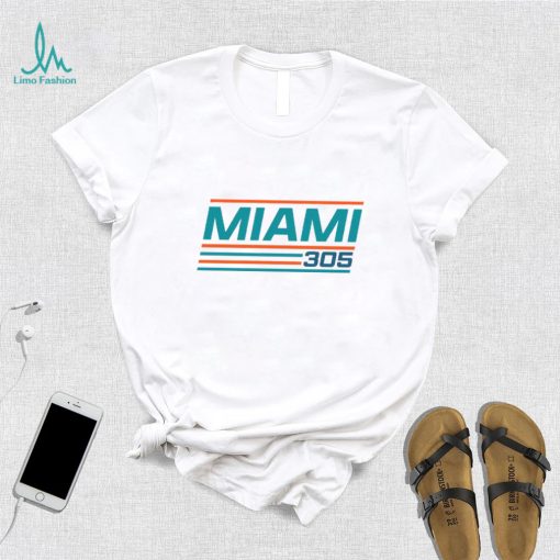 Where I’m From Miami White Slant T Shirt