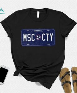 Where I'm From Nashville Music License Plate T Shirt