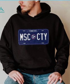 Where I'm From Nashville Music License Plate T Shirt