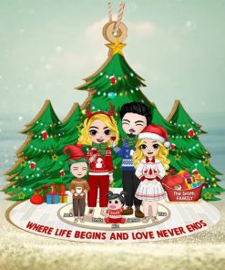 Where Life Begins And Love Never Ends Ornament