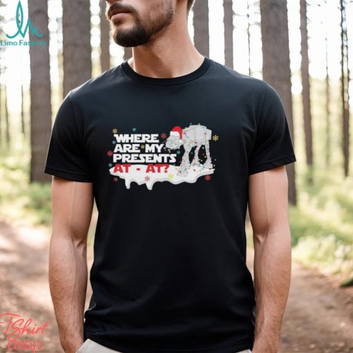 Where are My Presents AT AT Merry Christmas 2023 Shirt
