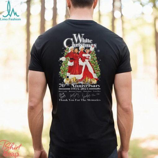 White Christmas 70th Anniversary 1954 – 2024 Thank You For The Memories T Shirt