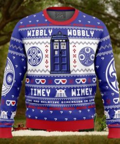 Wibbly Wobbly Doctor Who Ugly Christmas Sweater