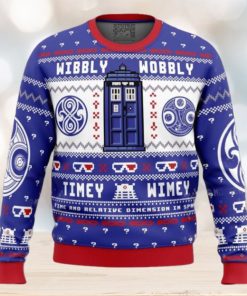 Wibbly Wobbly Doctor Who Ugly Christmas Sweater