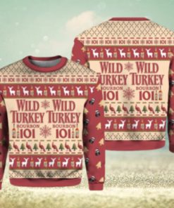 Wild Turkey Bourbon Ugly Christmas Sweater