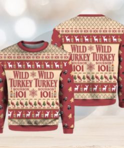 Wild Turkey Bourbon Ugly Christmas Sweater