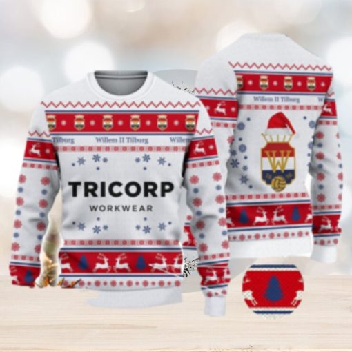 Willem II Tilburg 3D Ugly Christmas Sweater For Men And Women Sport Fans