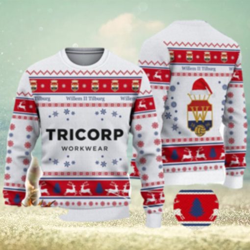 Willem II Tilburg 3D Ugly Christmas Sweater For Men And Women Sport Fans