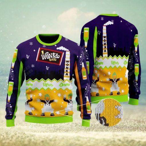 Willy Wonka and The Chocolate Factory Ugly Sweater Christmas For Men And Women