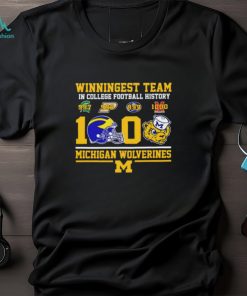 Winningest Team In College Football History 1000 Michigan Wolverines Unisex T Shirt