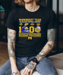 Winningest Team In College Football History 1000 Michigan Wolverines Unisex T Shirt