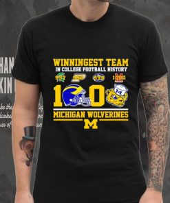 Winningest team in College football history 1000 Michigan Wolverines shirt