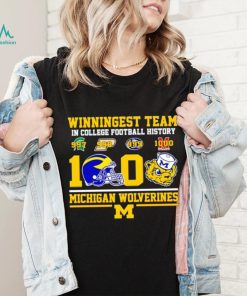 Winningest team in College football history 1000 Michigan Wolverines shirt