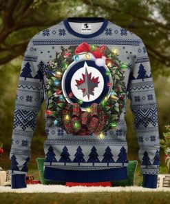 Winnipeg Jets Tree Ball Christmas Ugly Sweater