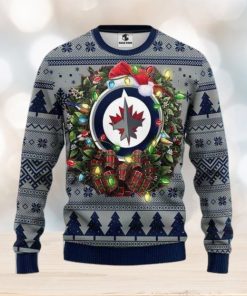 Winnipeg Jets Tree Ball Christmas Ugly Sweater