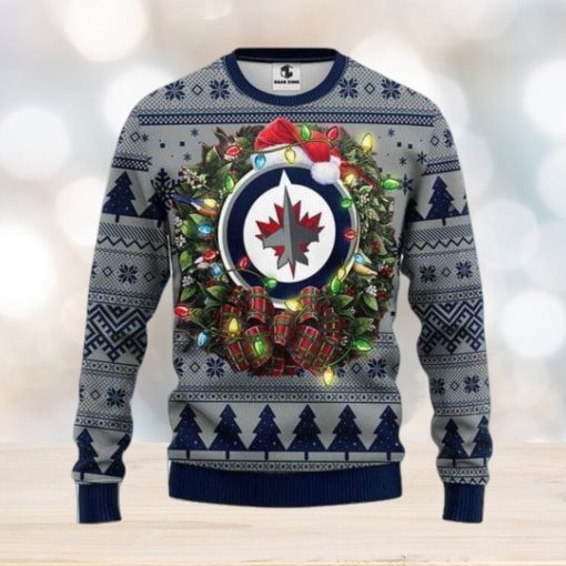 Winnipeg Jets Tree Ball Christmas Ugly Sweater