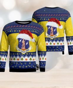 Wisconsin Air National Guard Christmas AOP Ugly Sweater Holiday Sweater For Men And Women