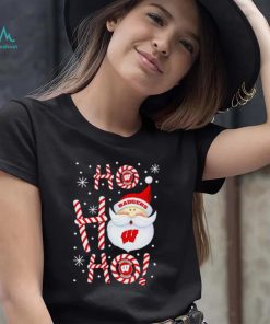 Wisconsin Badgers Santa Claus ho ho ho shirt